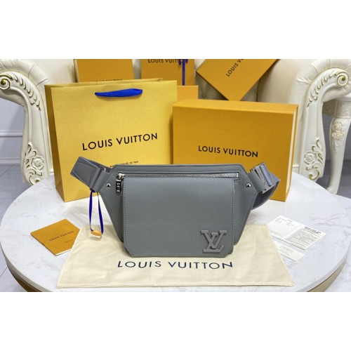 Louis Vuitton M59625 Aerogram Slingbag Bag in Gray Aerogram leather