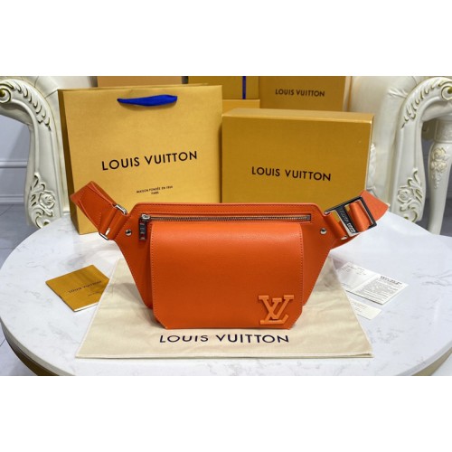 Louis Vuitton M59625 Aerogram Slingbag in Orange Aerogram leather