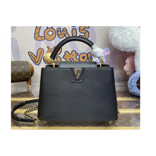 Louis Vuitton M59653 Capucines BB Bag in Black Taurillon leather Louis Vuitton M59653 Capucines BB Bag in Black Taurillon leather