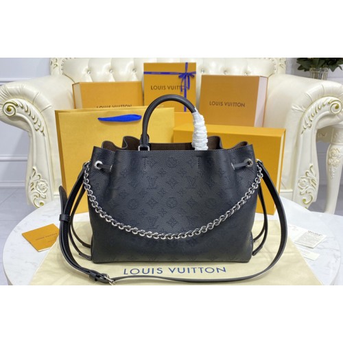 Louis Vuitton M59200 Bella Tote Bag in Black Mahina calf leather Louis Vuitton M59200 Bella Tote Bag in Black Mahina calf leather