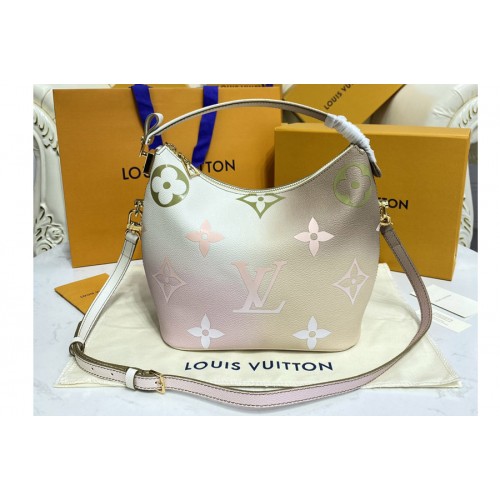 Louis Vuitton M59861 Marshmallow PM handbag in Sunset Kaki Monogram Canvas