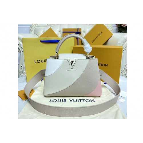 Louis Vuitton M59863 Capucines BB handbag in Gray Pink Taurillon leather Louis Vuitton M59863 Capucines BB handbag in Gray Pink Taurillon leather