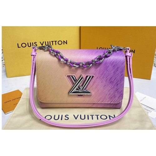 Louis Vuitton M59894 Twist MM handbag in Gradient Orange Epi grained leather Louis Vuitton M59894 Twist MM handbag in Gradient Orange Epi grained leather