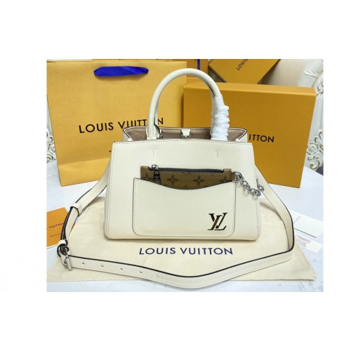 Louis Vuitton M20520 Marelle Tote BB bag in White Epi leather
