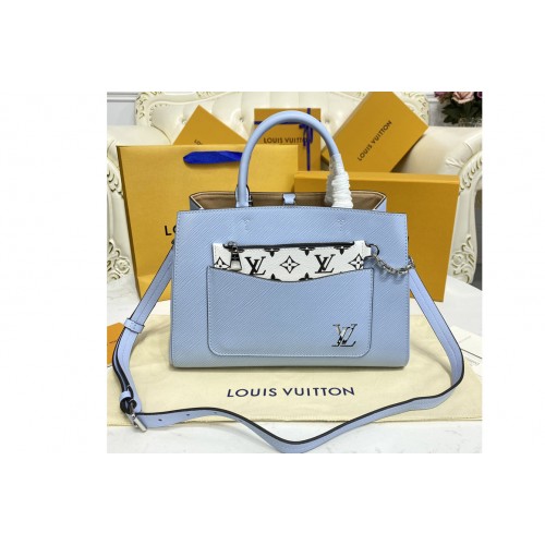 Louis Vuitton M59953 Marelle Tote MM bag in Blue Epi leather Louis Vuitton M59953 Marelle Tote MM bag in Blue Epi leather