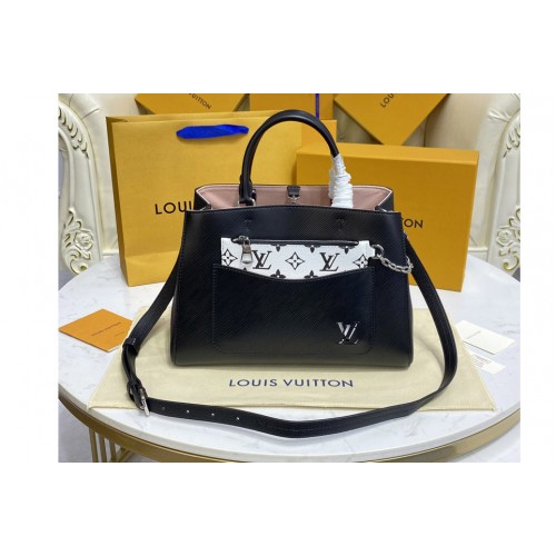 Louis Vuitton M59954 Marelle Tote MM bag in Black Epi leather Louis Vuitton M59954 Marelle Tote MM bag in Black Epi leather
