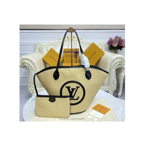 Louis Vuitton M59808 Saint Jacques Bag in Black Synthetic knitted raffia Louis Vuitton M59808 Saint Jacques Bag in Black Synthetic knitted raffia