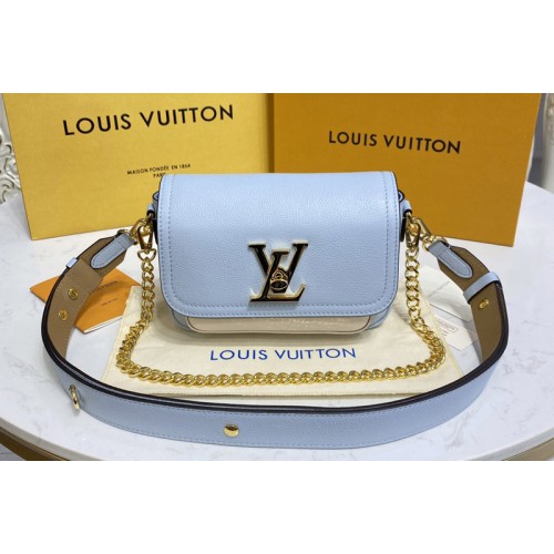 Louis Vuitton M59984 Lockme Tender cross-body bag in Blue Calf leather Louis Vuitton M59984 Lockme Tender cross-body bag in Blue Calf leather