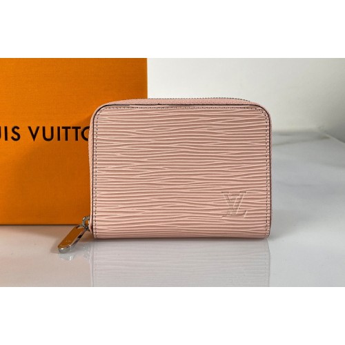 Louis Vuitton M68759 Zippy coin purse in Pink Epi Leather Louis Vuitton M68759 Zippy coin purse in Pink Epi Leather