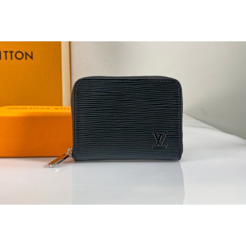 Louis Vuitton M60152 Zippy coin purse in Black Epi Leather