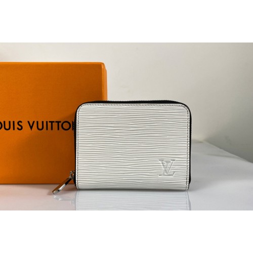 Louis Vuitton M60152 Zippy coin purse in White Epi Leather Louis Vuitton M60152 Zippy coin purse in White Epi Leather