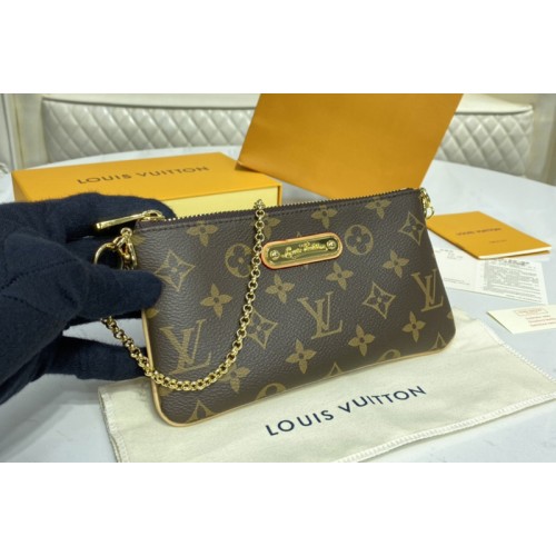 Louis Vuitton M60094 Pochette Milla MM Bag in Monogram Canvas