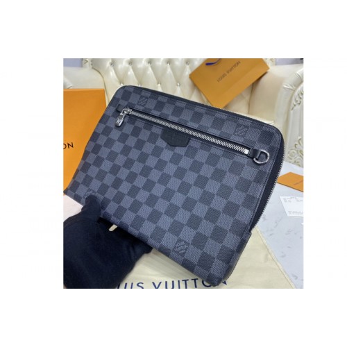 Louis Vuitton N60417 New Pouch in Damier Graphite coated canvas Louis Vuitton N60417 New Pouch in Damier Graphite coated canvas