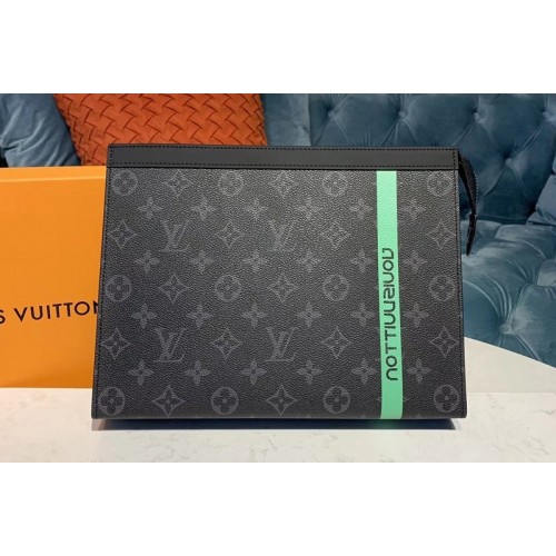 Louis Vuitton M61692 Pochette Voyage MM Bags Monogram Eclipse Canvas