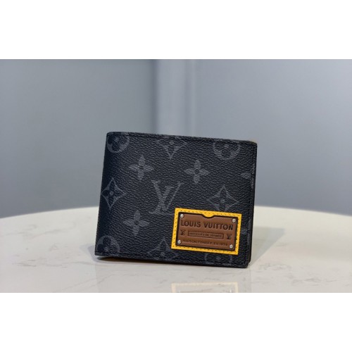 Louis Vuitton M61695 Multiple Wallet in Monogram Eclipse Canvas
