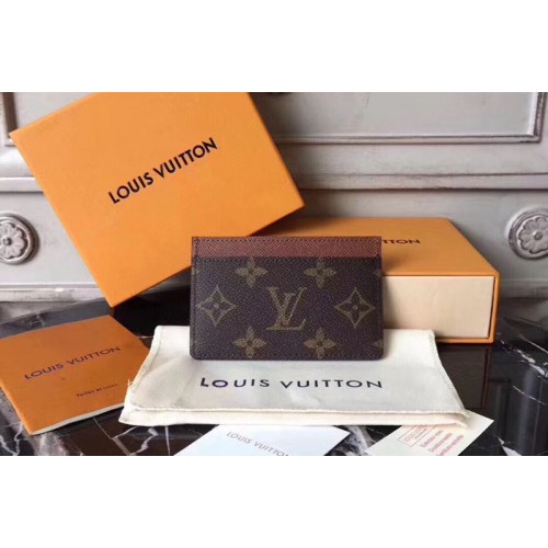 Louis Vuitton M61733 Card Holder in Brown Monogram Canvas