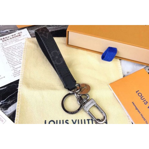 Louis Vuitton M61950 Monogram Eclipse Dragonne Bag Charm Key Holder Louis Vuitton M61950 Monogram Eclipse Dragonne Bag Charm Key Holder