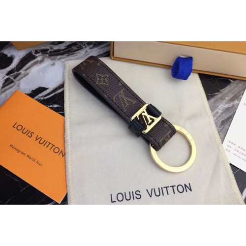 Louis Vuitton M62709 Dragonne Key Holder Monogram Canvas Gold Hardware Louis Vuitton M62709 Dragonne Key Holder Monogram Canvas Gold Hardware