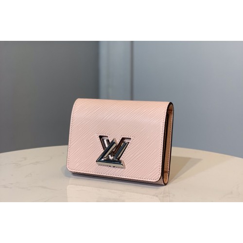 Louis Vuitton M62934 Twist compact wallet in Pink Epi leather