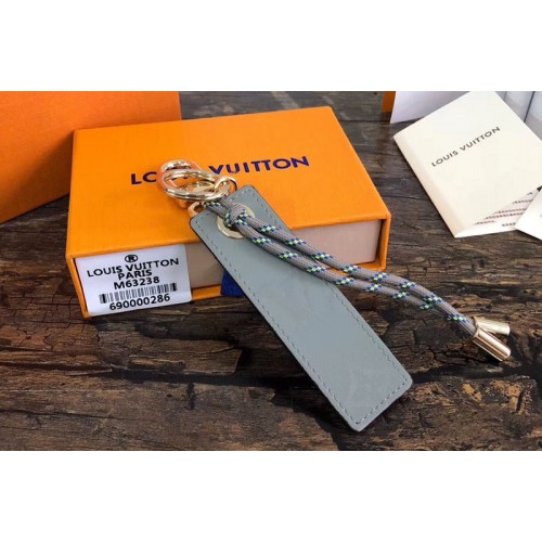 Louis Vuitton MP2126 Monogram Fluo Tab Bag Charm and Key Holder Monogram Titanium canvas Louis Vuitton MP2126 Monogram Fluo Tab Bag Charm and Key Holder Monogram Titanium canvas