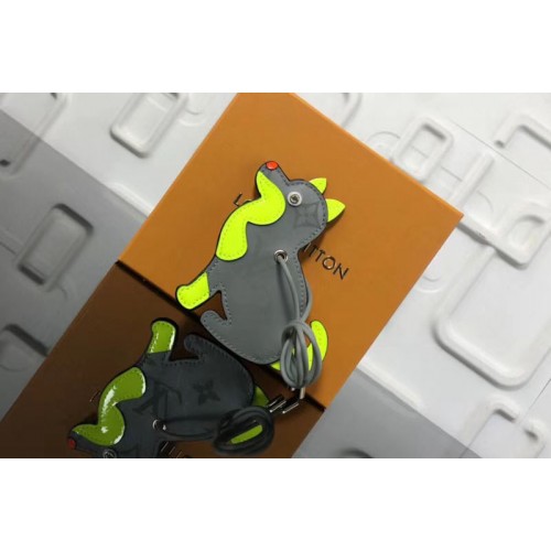 Louis Vuitton MP1995 Dog Bag Charm and Key Holder Monogram Titanium canvas Louis Vuitton MP1995 Dog Bag Charm and Key Holder Monogram Titanium canvas