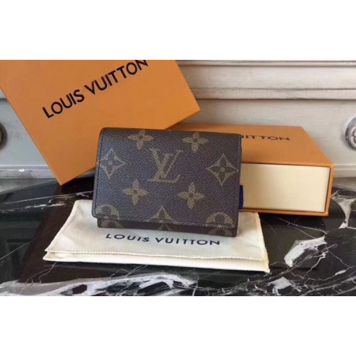Louis Vuitton M63801 Enveloppe Carte de Visite Wallet in Monogram Canvas