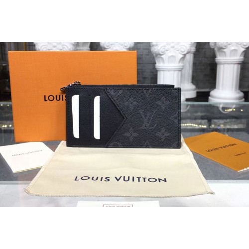 Louis Vuitton M64038 Coin Card Holder Monogram Eclipse Canvas Louis Vuitton M64038 Coin Card Holder Monogram Eclipse Canvas