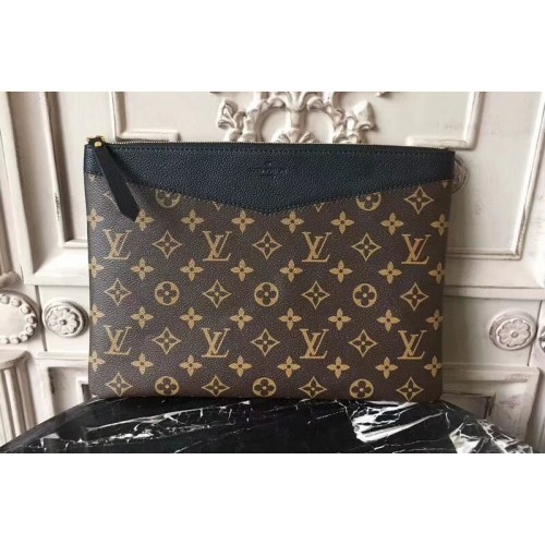 Louis Vuitton M62048 Daily Pouch Bags in Monogram Canvas With Black