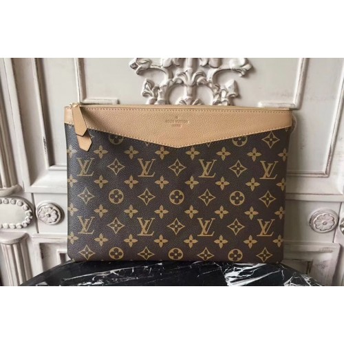 Louis Vuitton M64591 Daily Pouch Bags in Monogram Canvas With Sesame Louis Vuitton M64591 Daily Pouch Bags in Monogram Canvas With Sesame