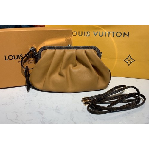 Louis Vuitton M66606 Boursicot pouch Bag in Brown Green Smooth Leather