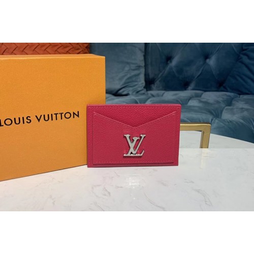 Louis Vuitton M68555 Lockme card holder Hot Pink Calf leather