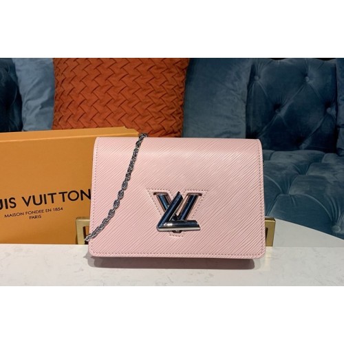 Louis Vuitton M68559 Twist Belt Chain wallet in Pink Epi leather