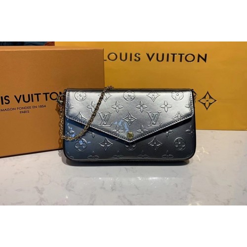 Louis Vuitton M68648 Felicie Pochette Bags Monogram Vernis patent calf leather