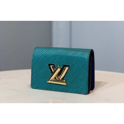 Louis Vuitton M68757 Twist Multicartes Wallet in Green Epi leather Louis Vuitton M68757 Twist Multicartes Wallet in Green Epi leather