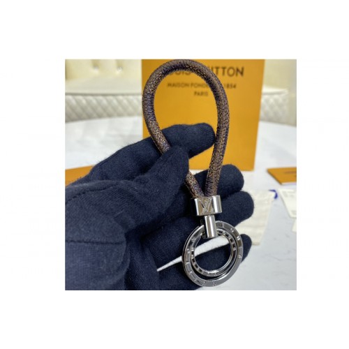 Louis Vuitton M68853 Halo key holder in Damier Ebene Canvas