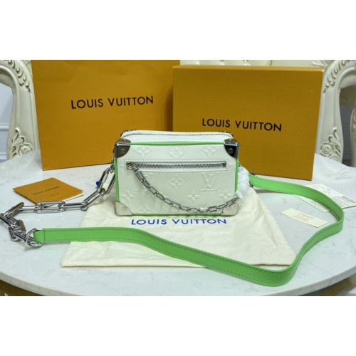 Louis Vuitton M44735 Mini Soft Trunk men bag in White Monogram Canvas Louis Vuitton M44735 Mini Soft Trunk men bag in White Monogram Canvas