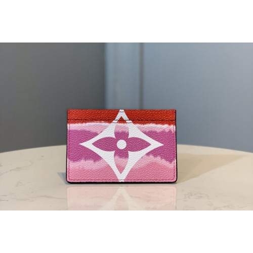 Louis Vuitton M69115 Escale Card Holder In Red Monogram Canvas