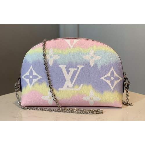 Louis Vuitton M69139 Escale Pochette Cosmetique Chain Bag In Pink Monogram Canvas