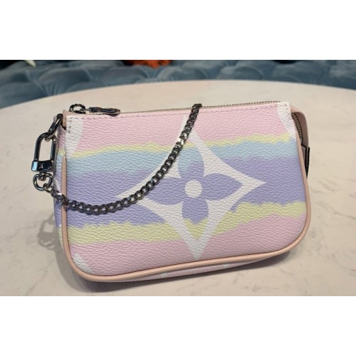 Louis Vuitton M69269 Escale Mini Pochette Accessoires in Pastel Monogram Canvas