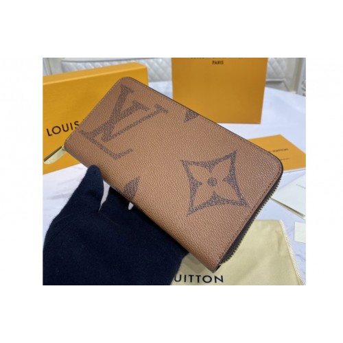 Louis Vuitton M69353 Zippy Wallet in Giant Monogram Reverse canvas