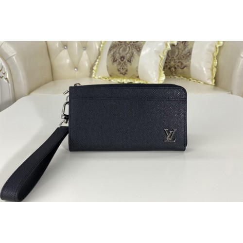 Louis Vuitton M69409 Zippy Dragonne wallet in Black Taiga leather