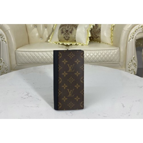 Louis Vuitton M69410 Brazza wallet in Monogram Macassar coated canvas and cowhide leather Louis Vuitton M69410 Brazza wallet in Monogram Macassar coated canvas and cowhide leather