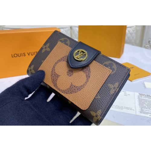 Louis Vuitton M69432 Juliette wallet in Monogram and Monogram Giant Reverse coated canvases Louis Vuitton M69432 Juliette wallet in Monogram and Monogram Giant Reverse coated canvases