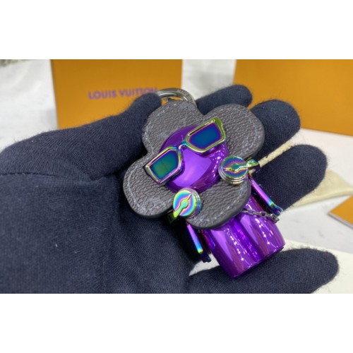 Louis Vuitton M69479 Vivienne DJ bag charm in Monogram Eclipse canvas