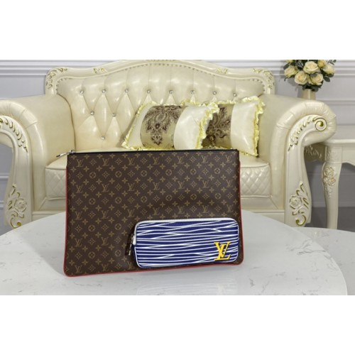 Louis Vuitton M69690 Multipocket Pochette A4 in Monogram coated canvas and cowhide leather