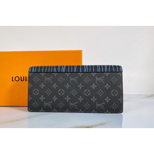 Louis Vuitton M69700 Brazza wallet in Monogram Eclipse coated canvas and cowhide leather Louis Vuitton M69700 Brazza wallet in Monogram Eclipse coated canvas and cowhide leather