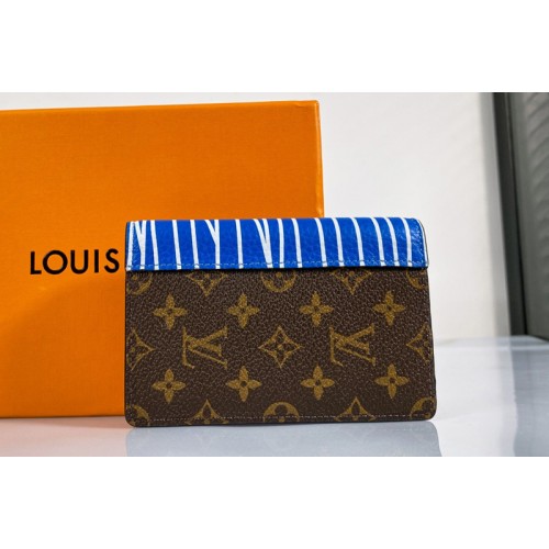 Louis Vuitton M69737 Pocket Organizer Wallet in Monogram Canvas and cowhide leather