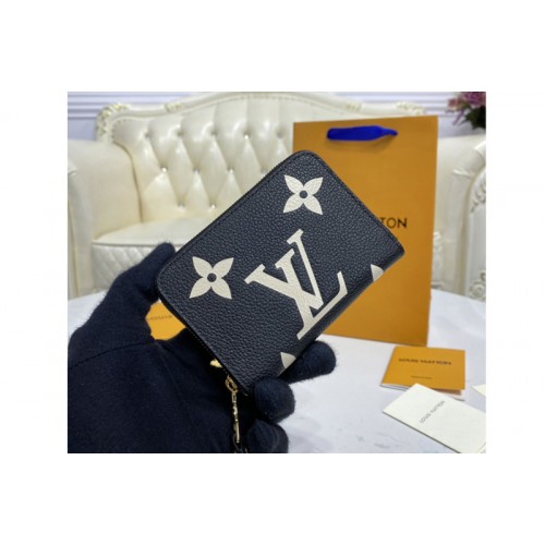 Louis Vuitton M69787 Zippy Coin Purse in Black Beige Monogram Empreinte leather Louis Vuitton M69787 Zippy Coin Purse in Black Beige Monogram Empreinte leather