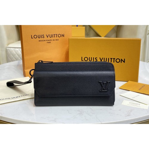 Louis Vuitton M69831 New Long Wallet in Black grained calf leather Louis Vuitton M69831 New Long Wallet in Black grained calf leather