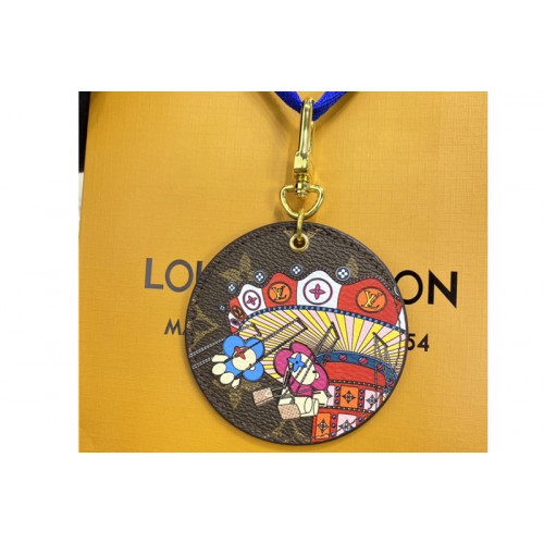 Louis Vuitton M69858 Illustre Vivienne Funfair Xmas bag charm and key holder in Monogram canvas